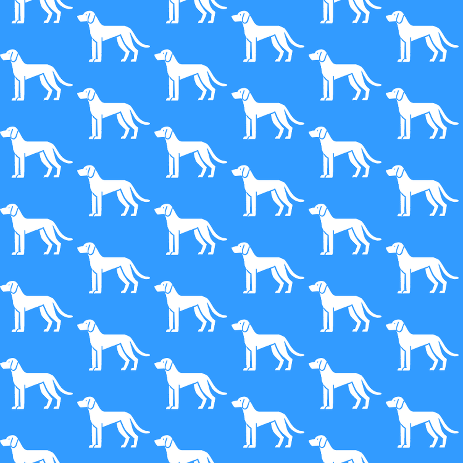 Condensed pattern of Artois Hounds on a blue background