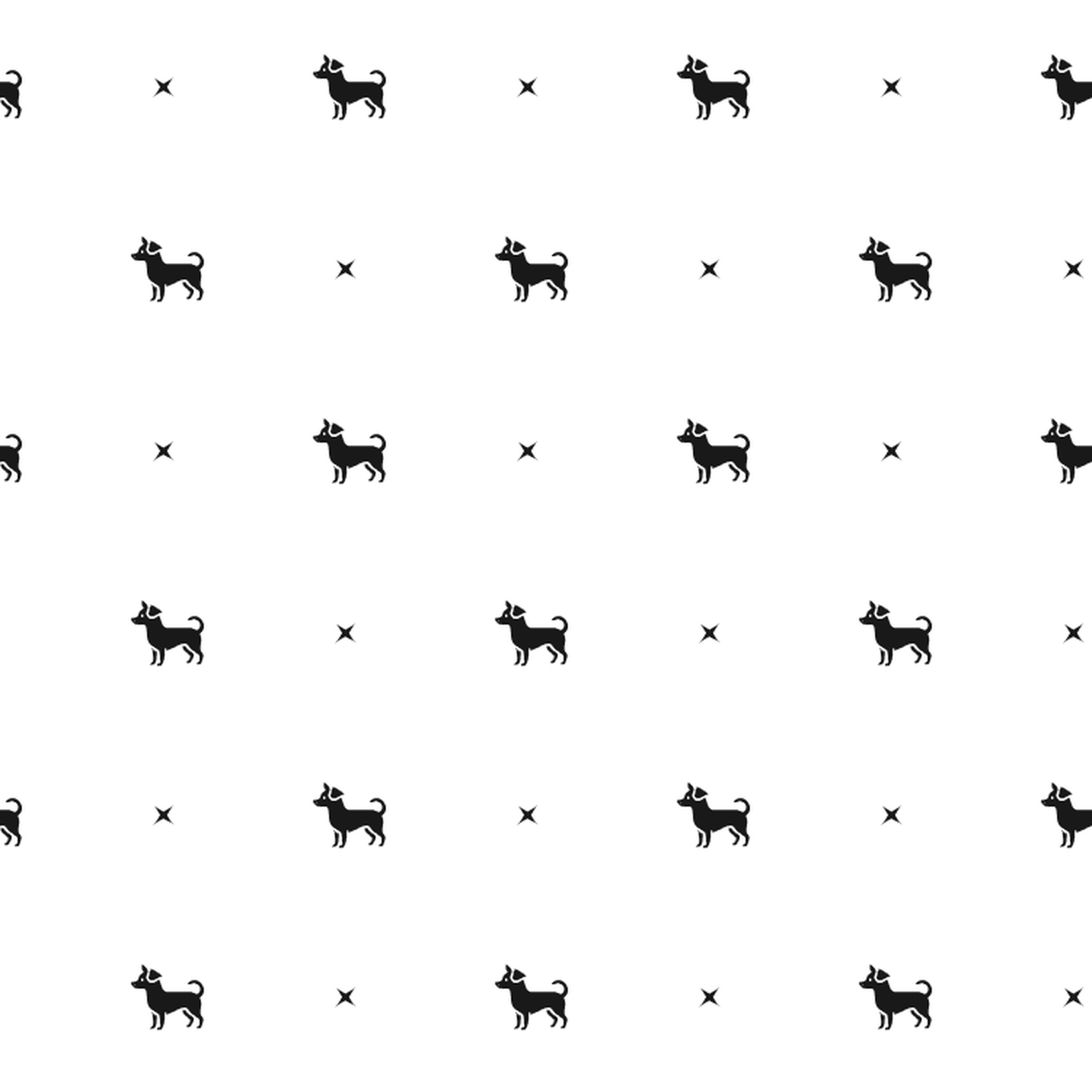 Minimalist pattern of Chiweenies