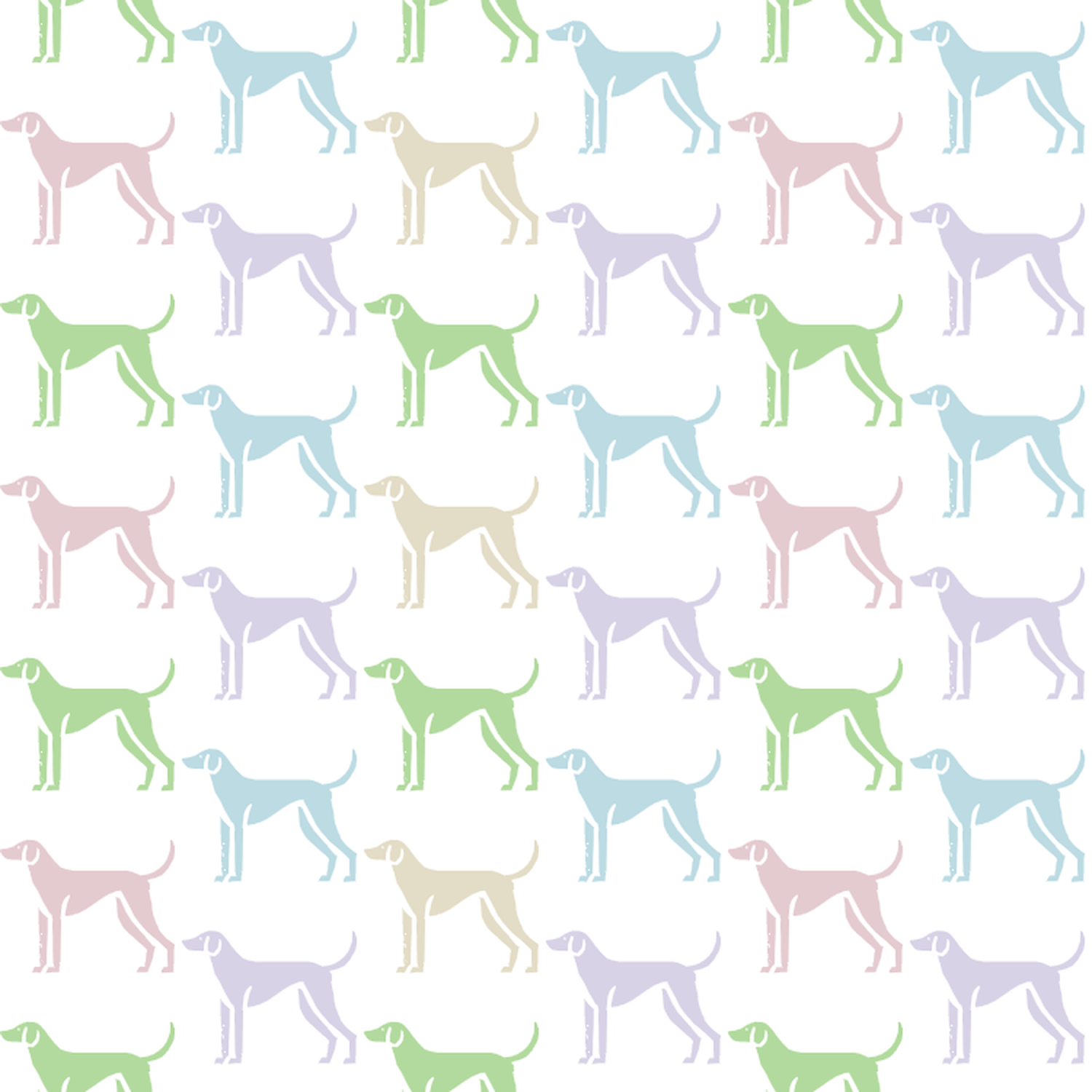 Pastel Candy Colored English Foxhounds