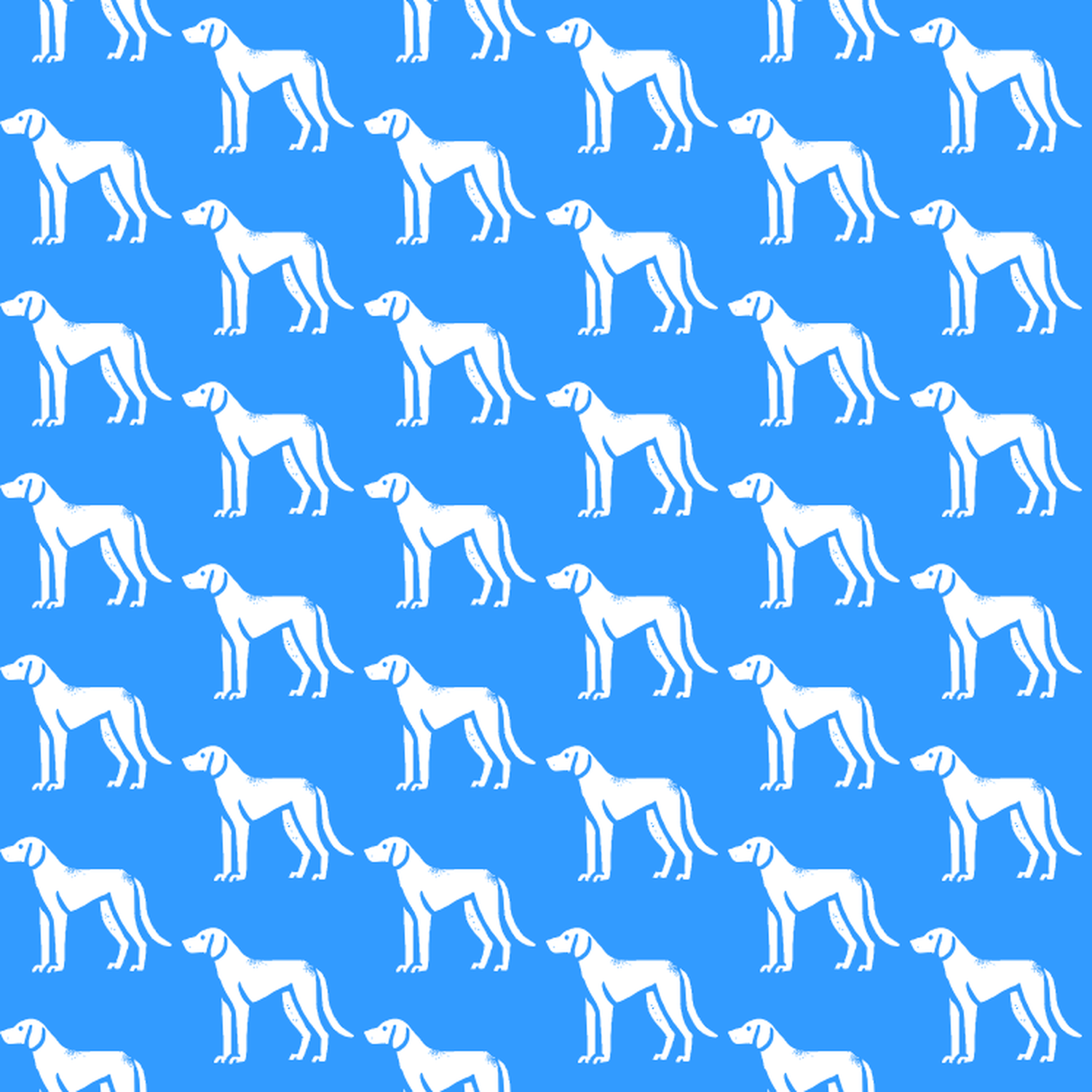 Condensed pattern of Halden Hounds on a blue background