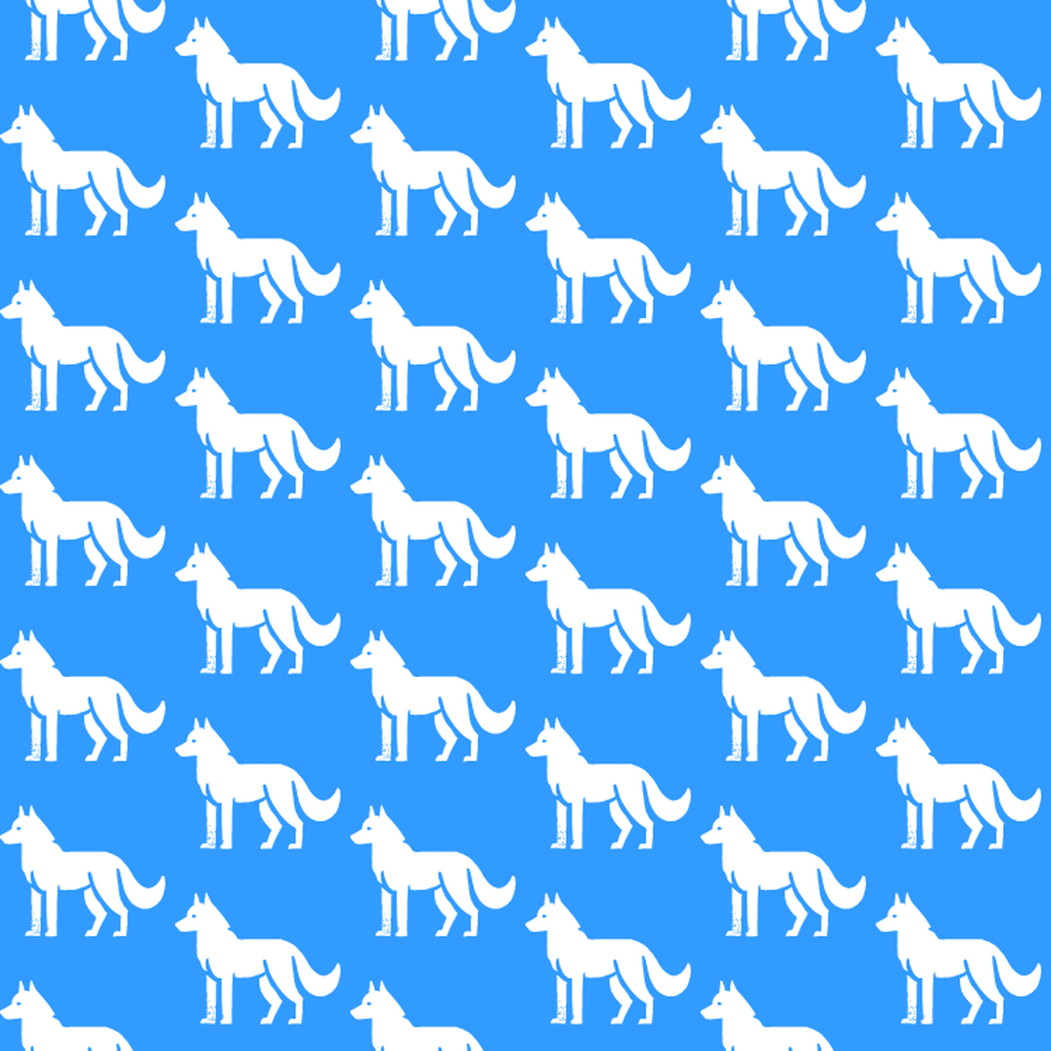 Condensed pattern of Jämthunds on a blue background