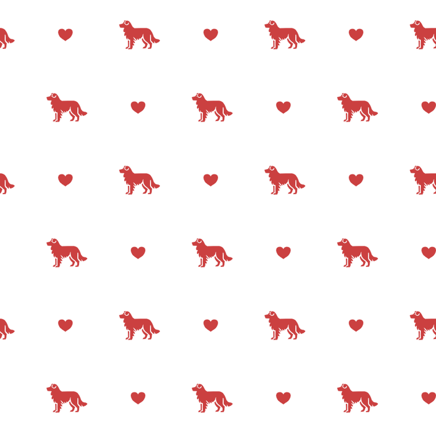 Mioritic Sheepdog with Red Hearts