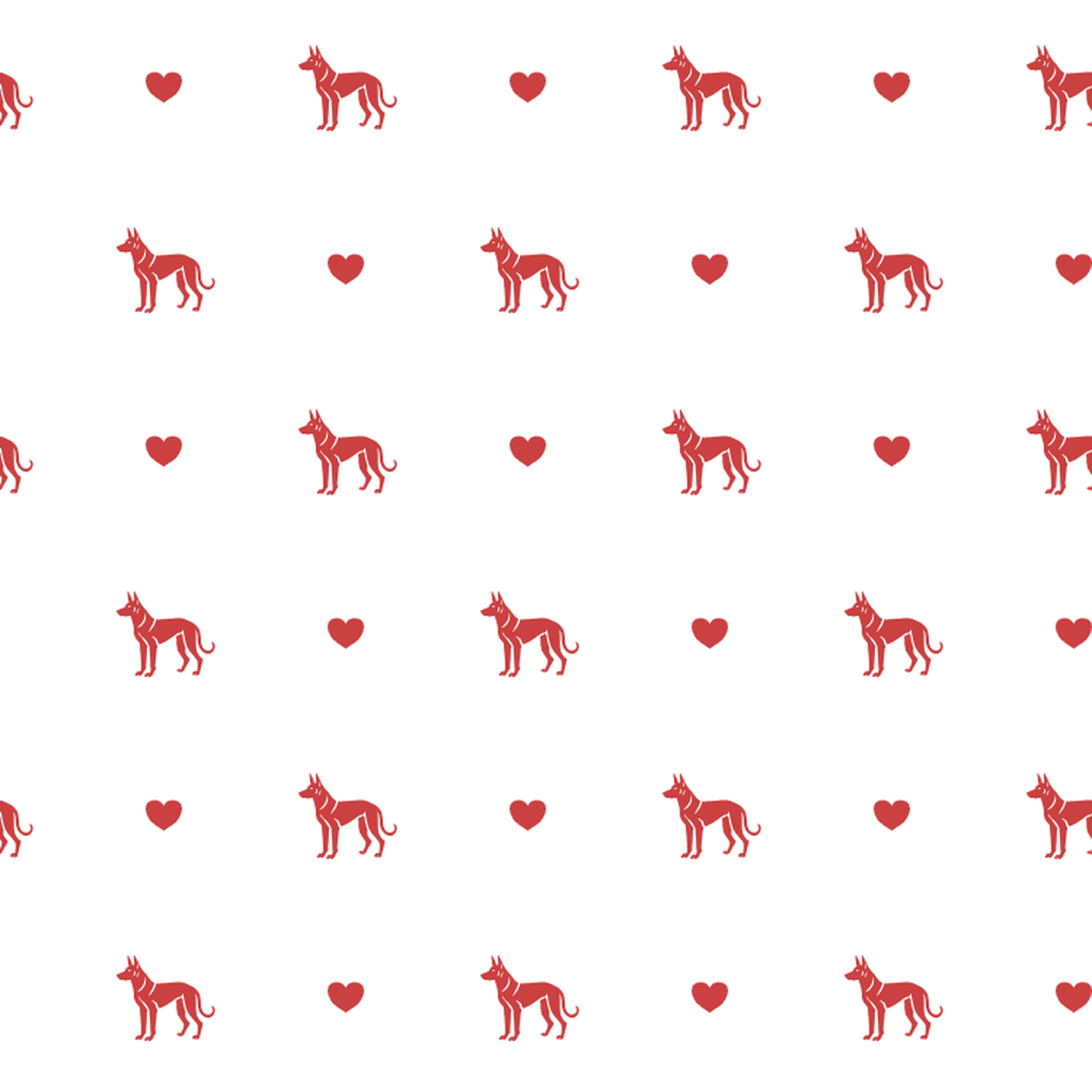 Thai Ridgeback with Red Hearts