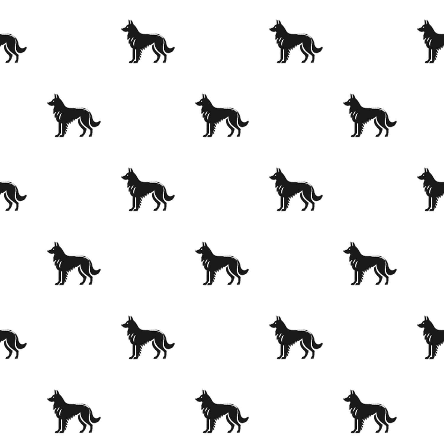 Basic Belgian Groenendael Pattern