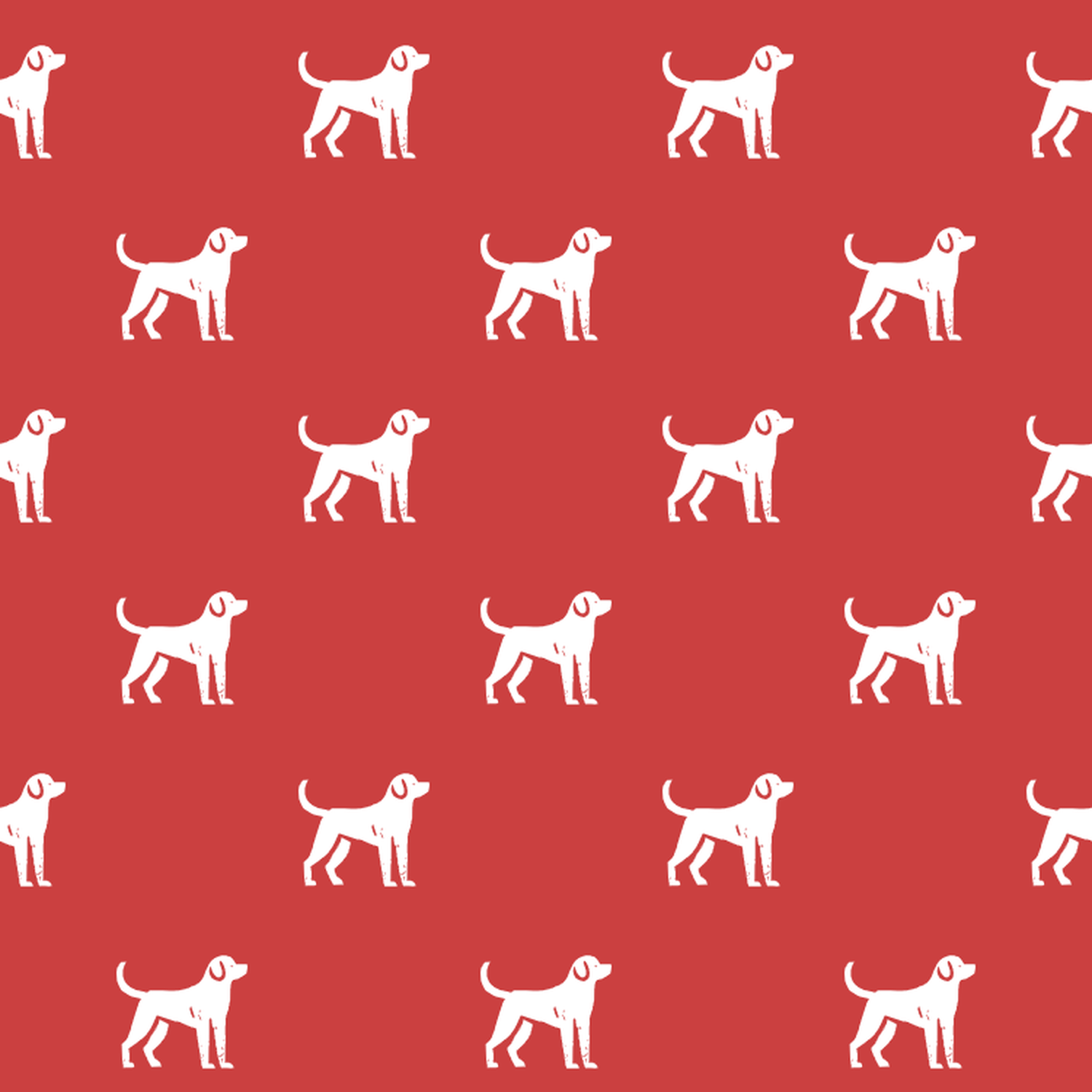 Basic White on Red Cursinu Pattern